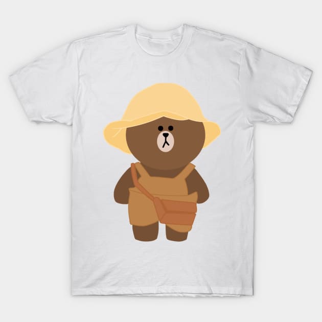 Line Bear T-Shirt by Little Dreams